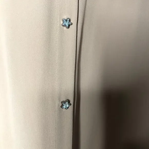 Numero Ventuno N21 Back Detail Blouse Star Button